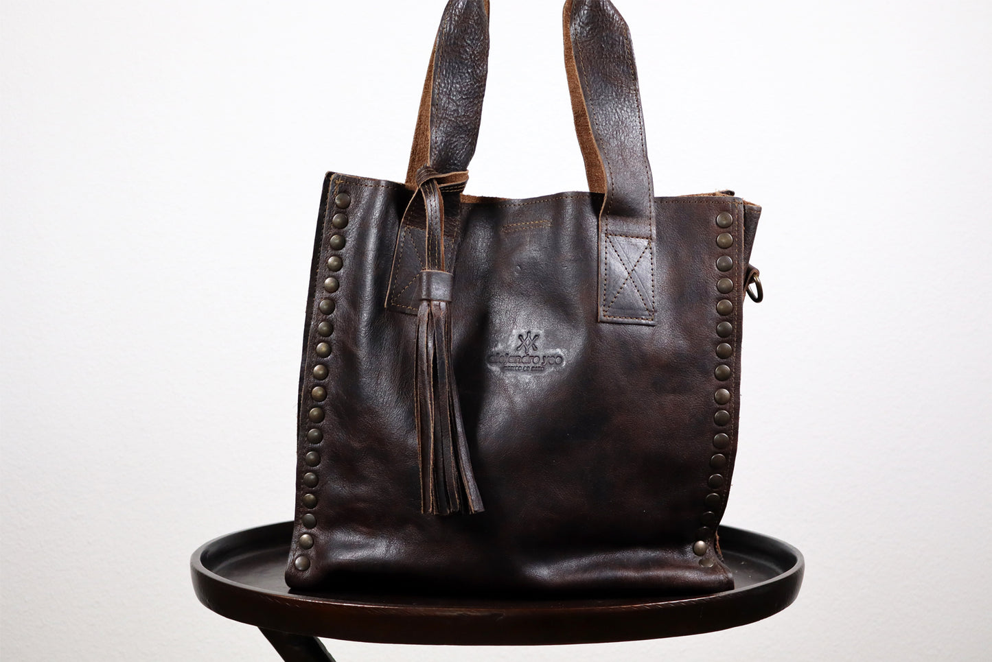 Crossbody woman Dark Brown Bag, Handmade Leather, Genuine Leather Women Bags.