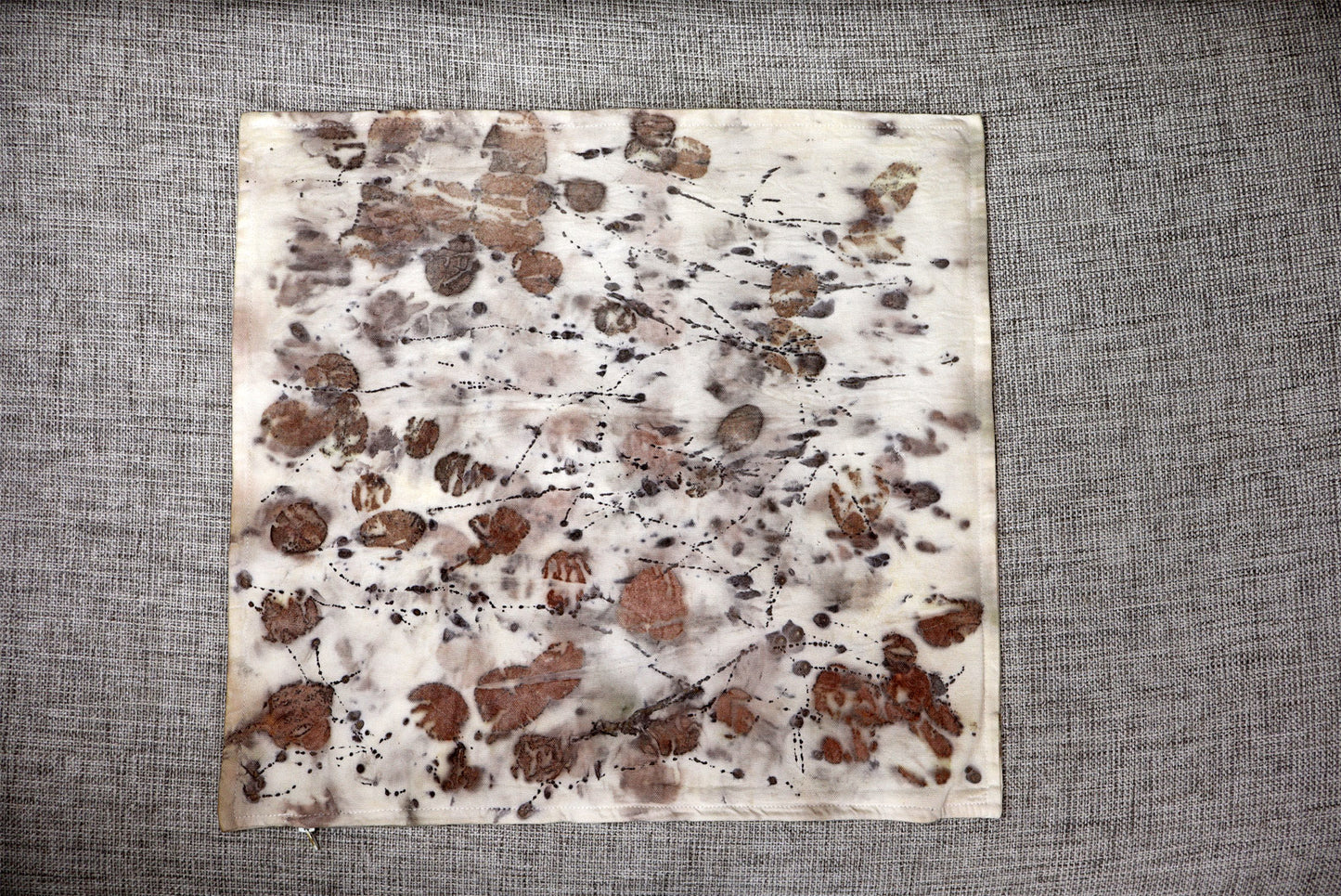 Pillow Botanic Handmade dyed Handmade Cotton, Natural pigments