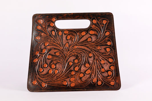 Handmade Leather, Crossbody bag, French beige Bag, Genuine Tooled Leather bags