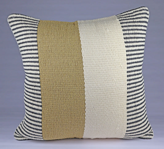 Pillow Natural Organic Color Golden Brown Corn, Black, Beige.