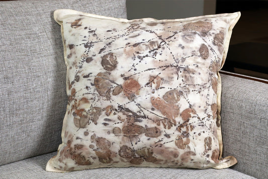 Pillow Botanic Handmade dyed Handmade Cotton, Natural pigments