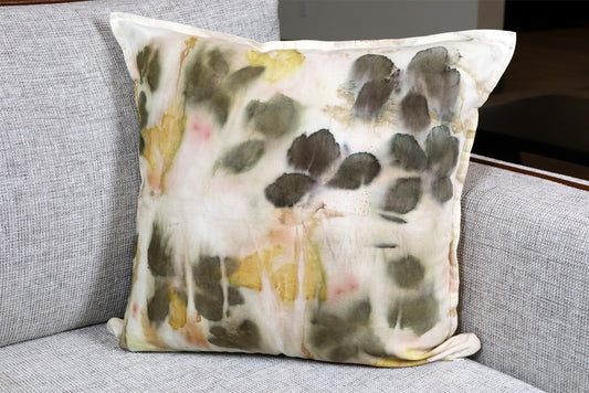 Original Pillow Botanic Eco-Friendly Organic Handmade Cotton, Natural pigments.