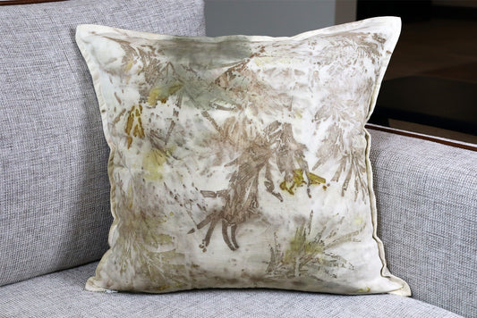 Pillow Handmade dyed Artisanal Technique Handmade Cotton, Natural pigments