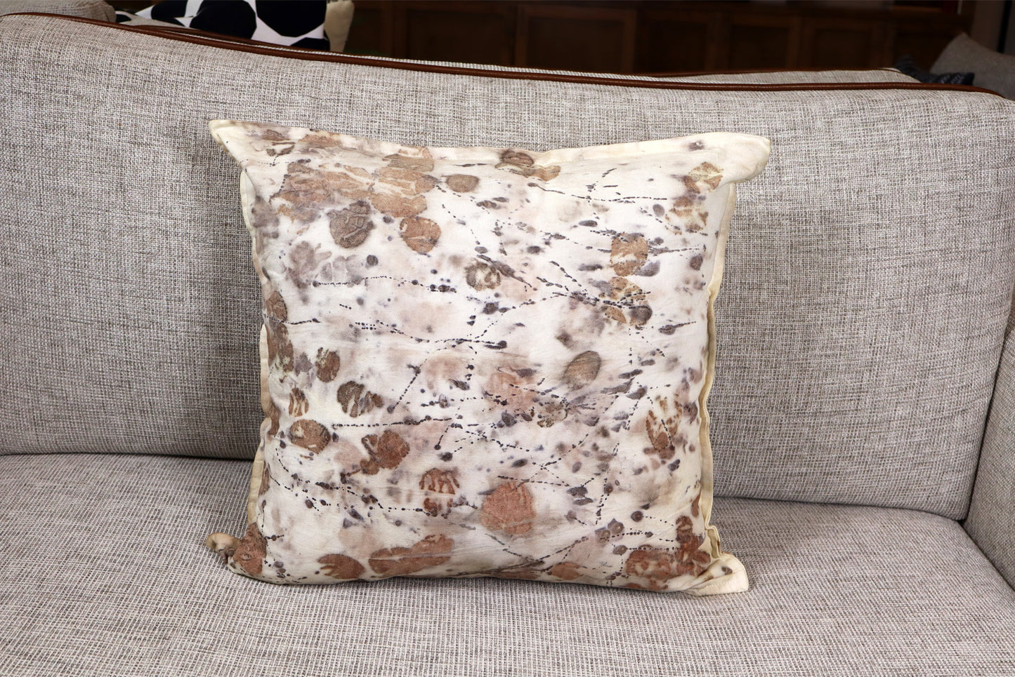 Pillow Botanic Handmade dyed Handmade Cotton, Natural pigments