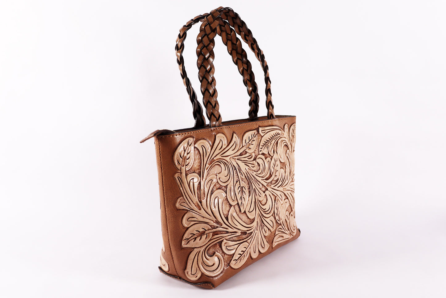 Leather Crossbody bag, Lady Desert Bags, Genuine Tooled Leather bags, purse for Women.