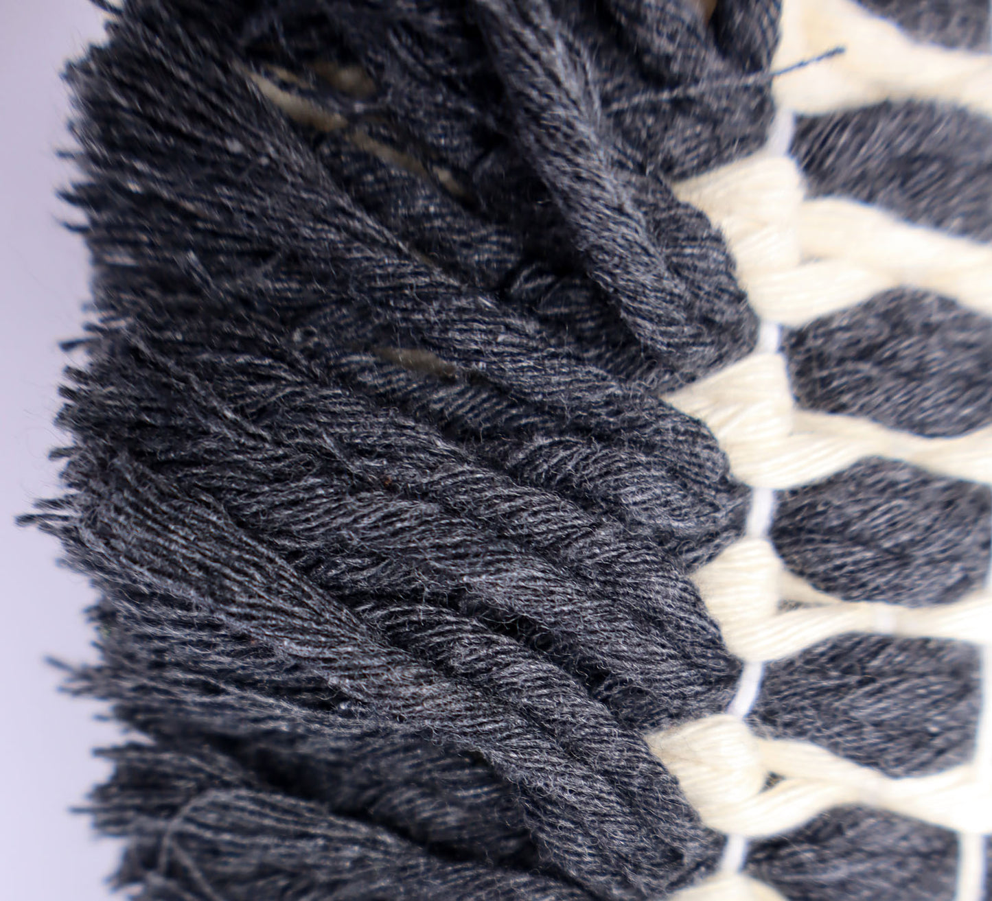 Pillow Natural Organic Color Black, Beige.