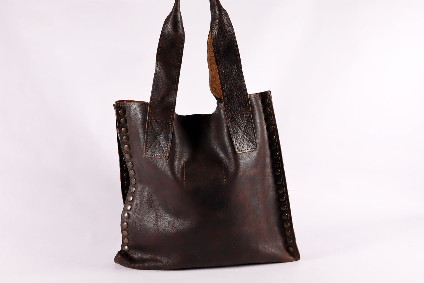 Crossbody woman Dark Brown Bag, Handmade Leather, Genuine Leather Women Bags.