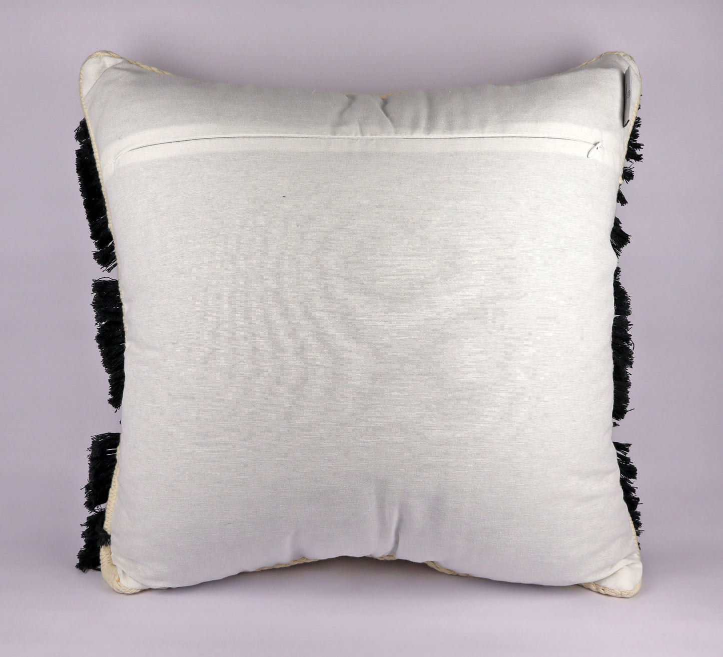 Pillow Natural Organic Color Black, Beige.