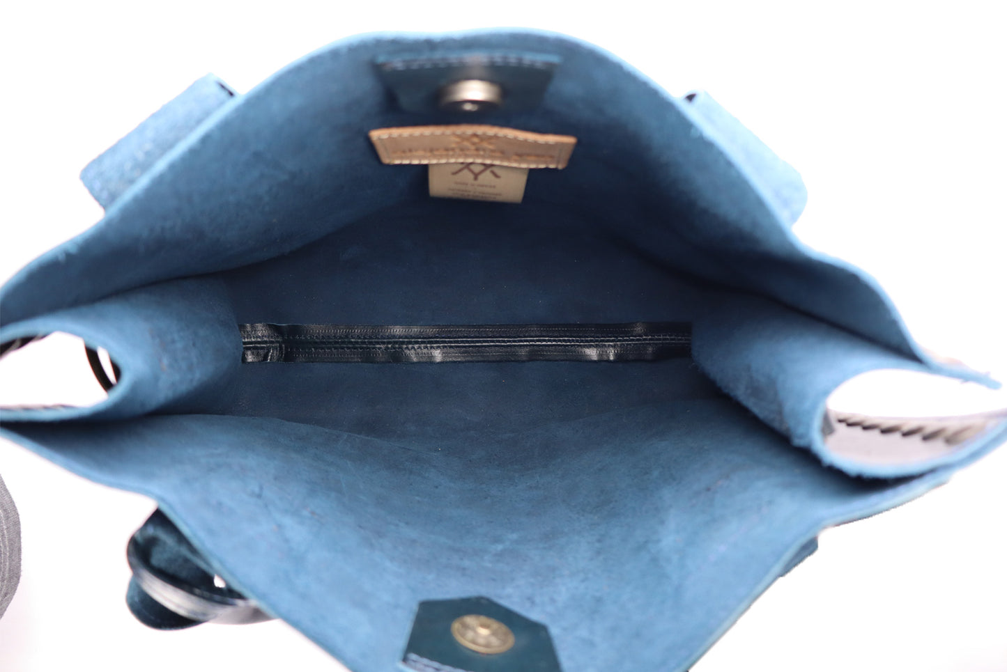 Crossbody Deep Ocean Blue Bag, Handmade Leather, Genuine Leather Women Bags.