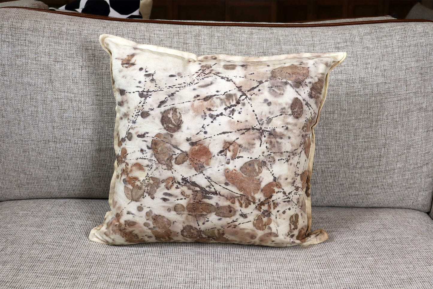 Pillow Botanic Handmade dyed Handmade Cotton, Natural pigments