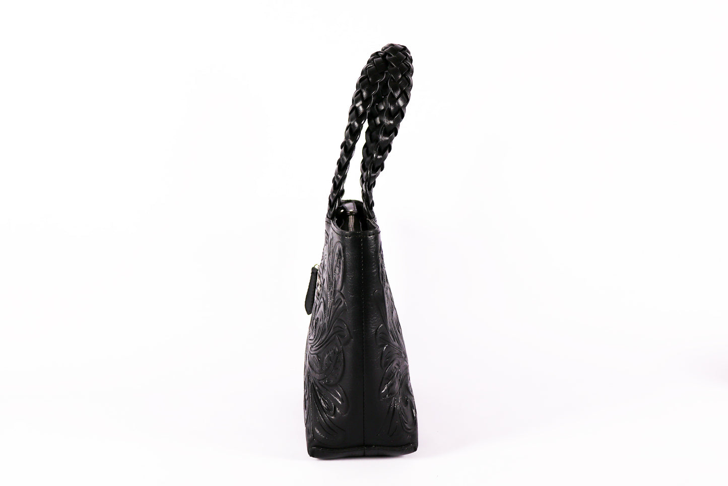 Tooled Leather Black Bag – Timeless Craftsmanship, Modern Elegance