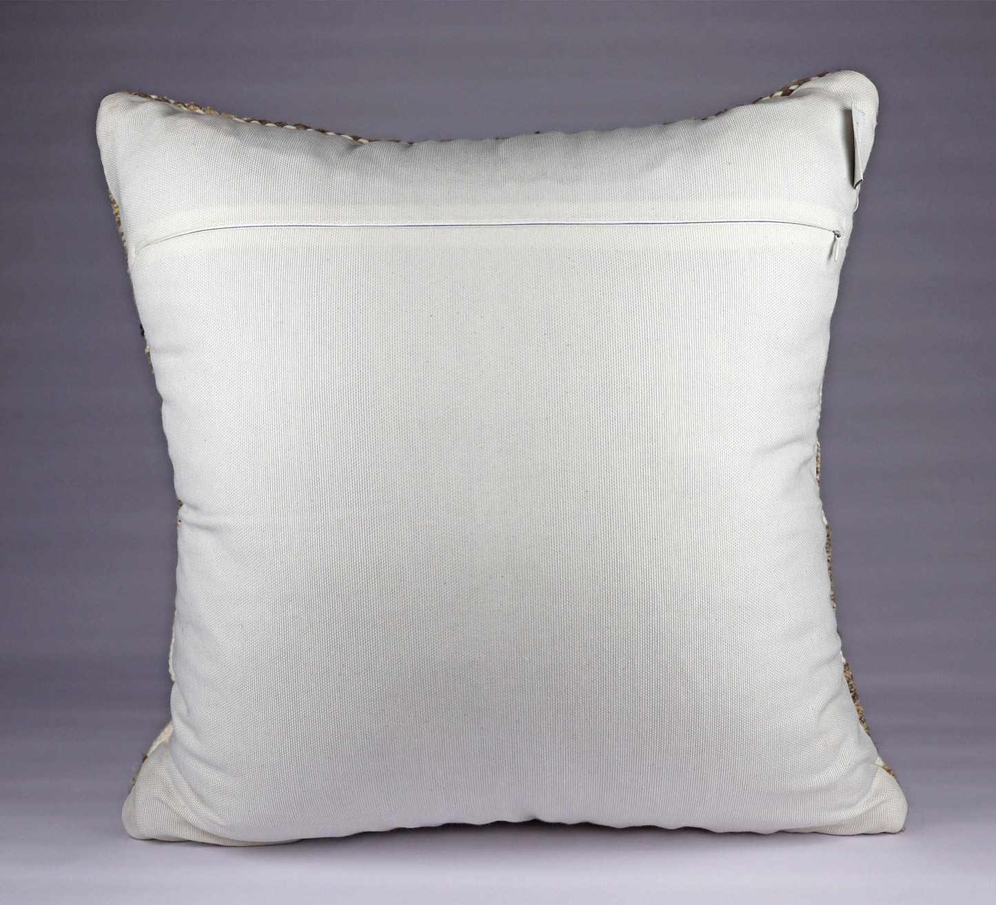 Pillow Natural organic Beige, Straw Brown and Black Color.