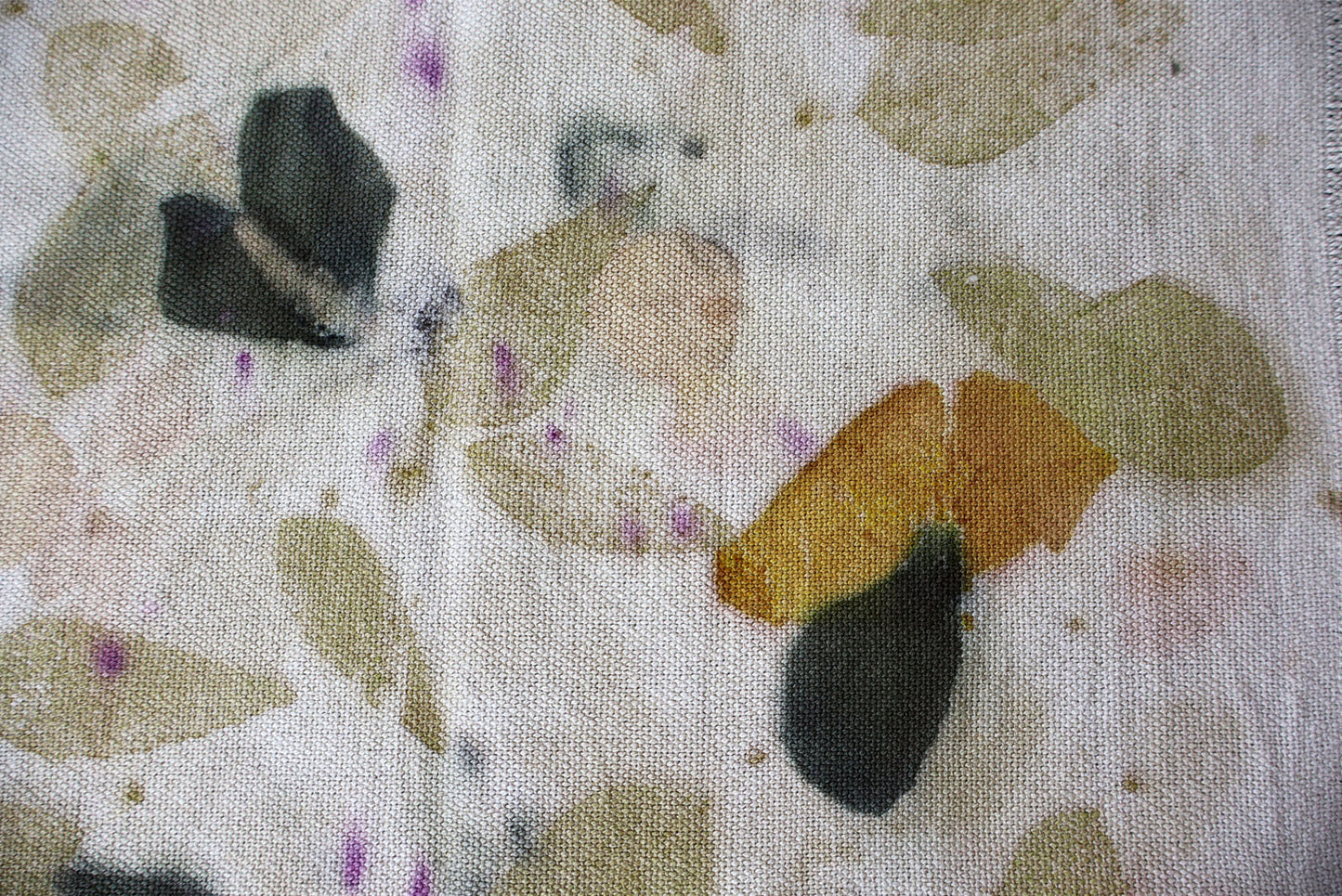 Placemats Handmade dyed, Set of 4 Placemats. Natural Cotton