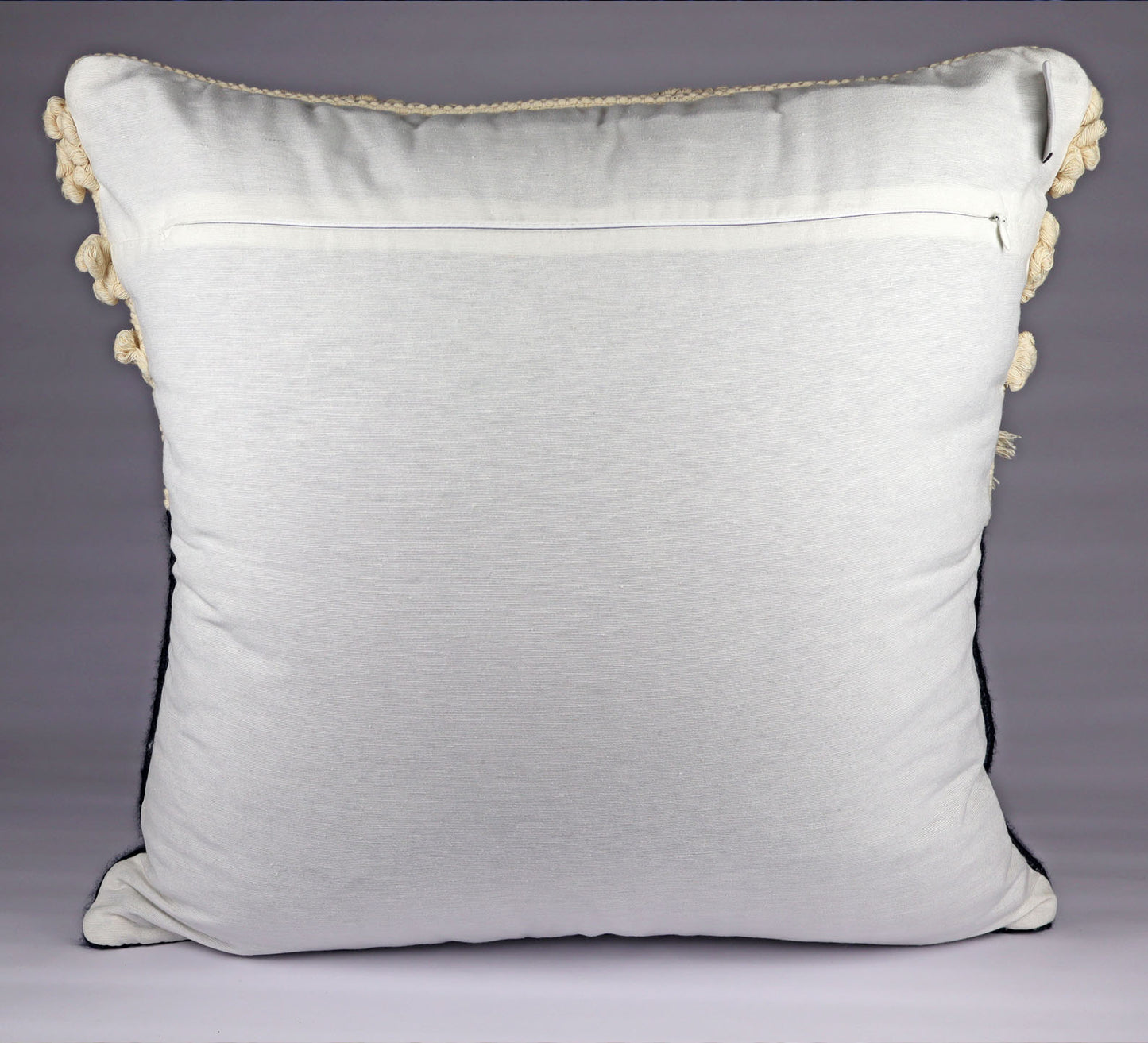 Pillow Natural Organic Navy blue, Beige.