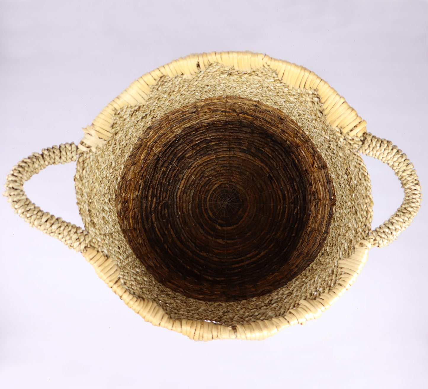 Set of 3 Natural Handwoven Beige Quebec basket