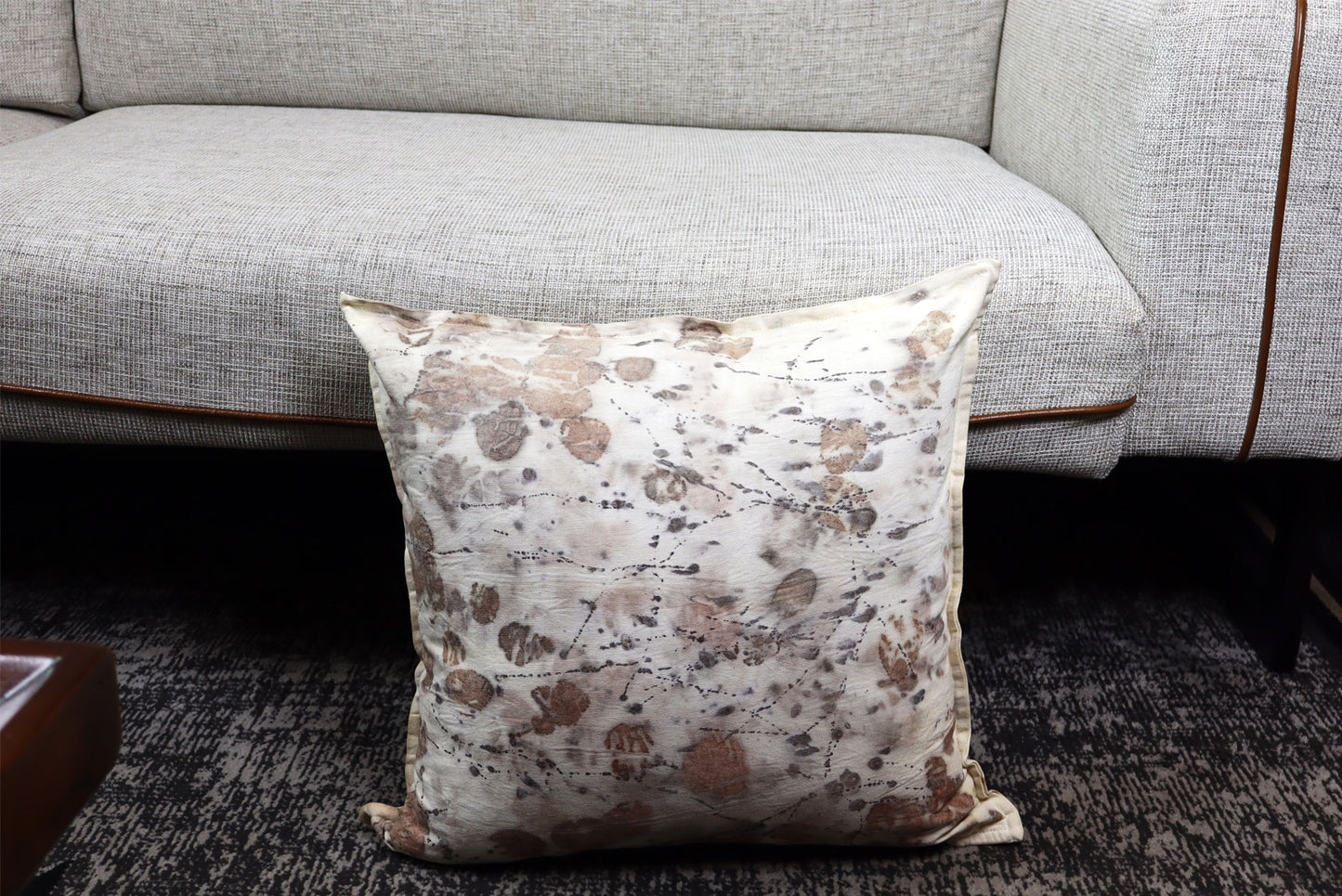 Pillow Botanic Handmade dyed Handmade Cotton, Natural pigments