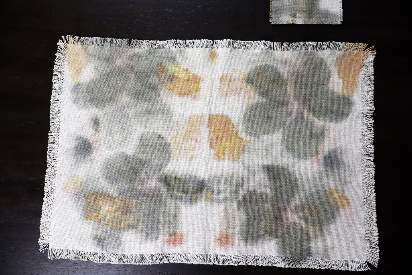 Unique original design Placemats, Set of 4 Placemats, Handmade dyed