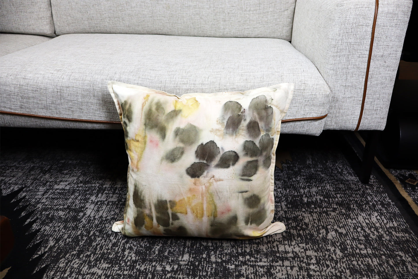 Original Pillow Botanic Eco-Friendly Organic Handmade Cotton, Natural pigments.