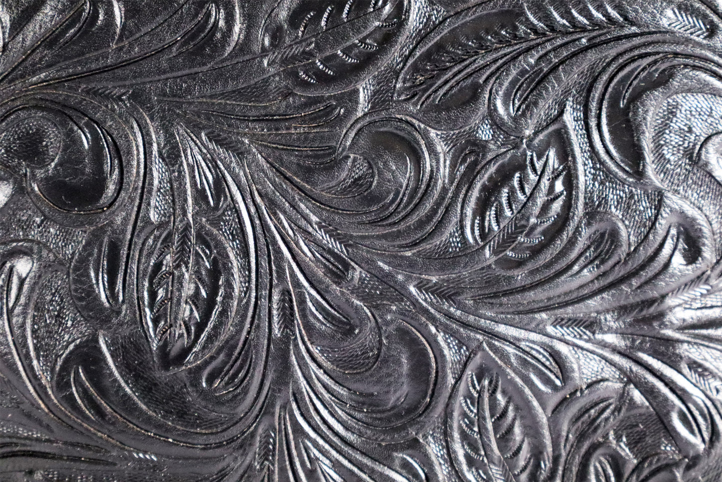 Tooled Leather Black Bag – Timeless Craftsmanship, Modern Elegance
