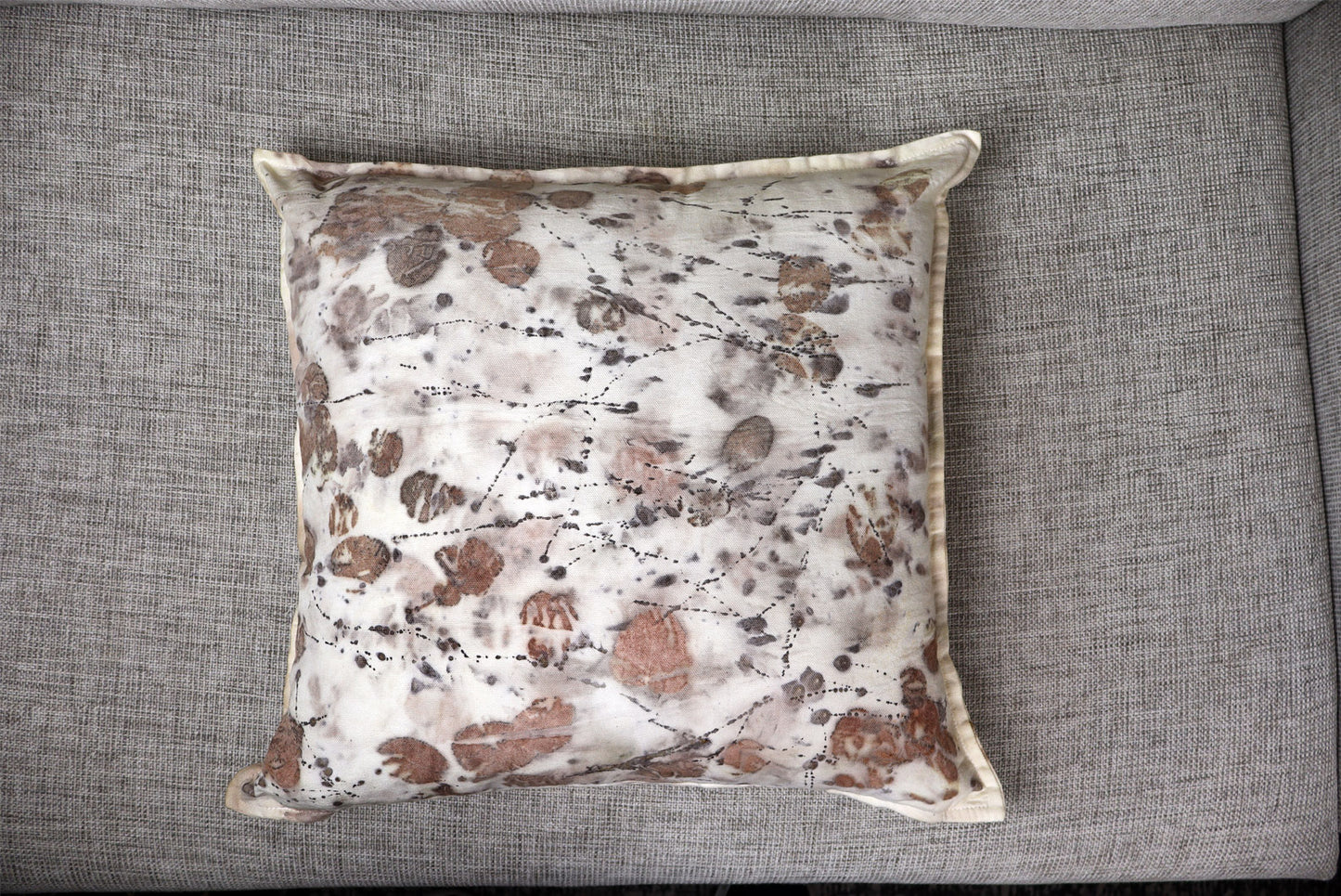 Pillow Botanic Handmade dyed Handmade Cotton, Natural pigments