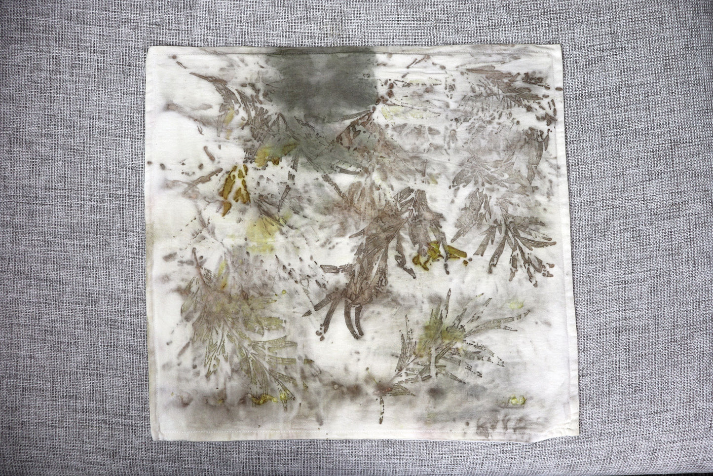 Pillow Handmade dyed Artisanal Technique Handmade Cotton, Natural pigments