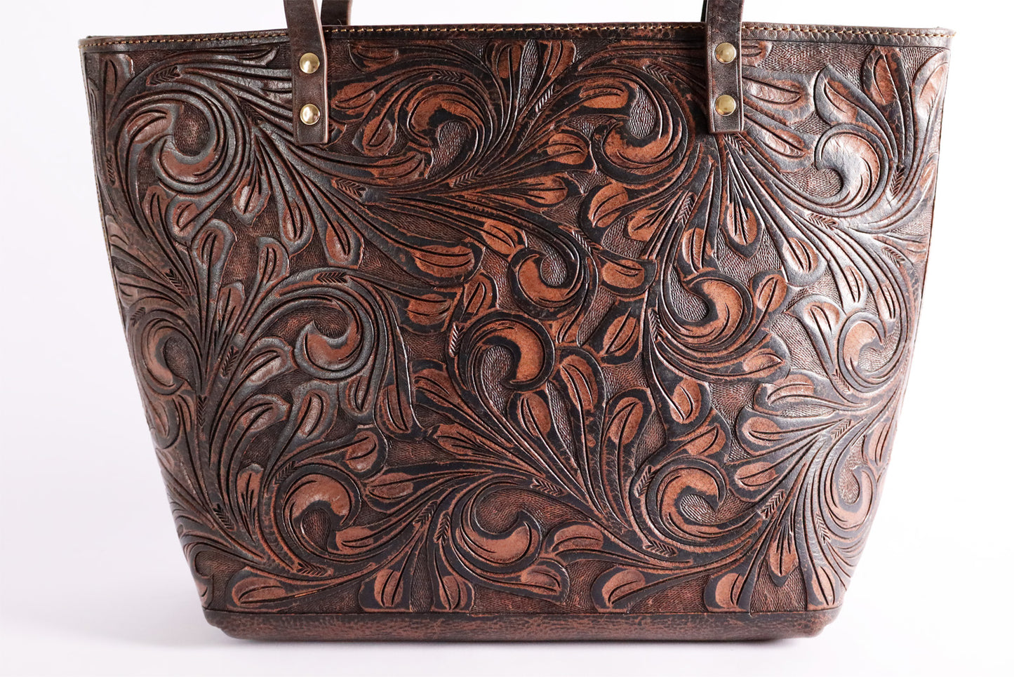 Leather Shoulder bag, Leather Women Bags, Handmade bag, tooled leather