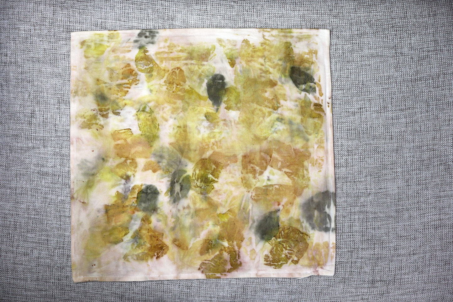 Unique original design Pillow Botanic, Natural pigments, Cotton
