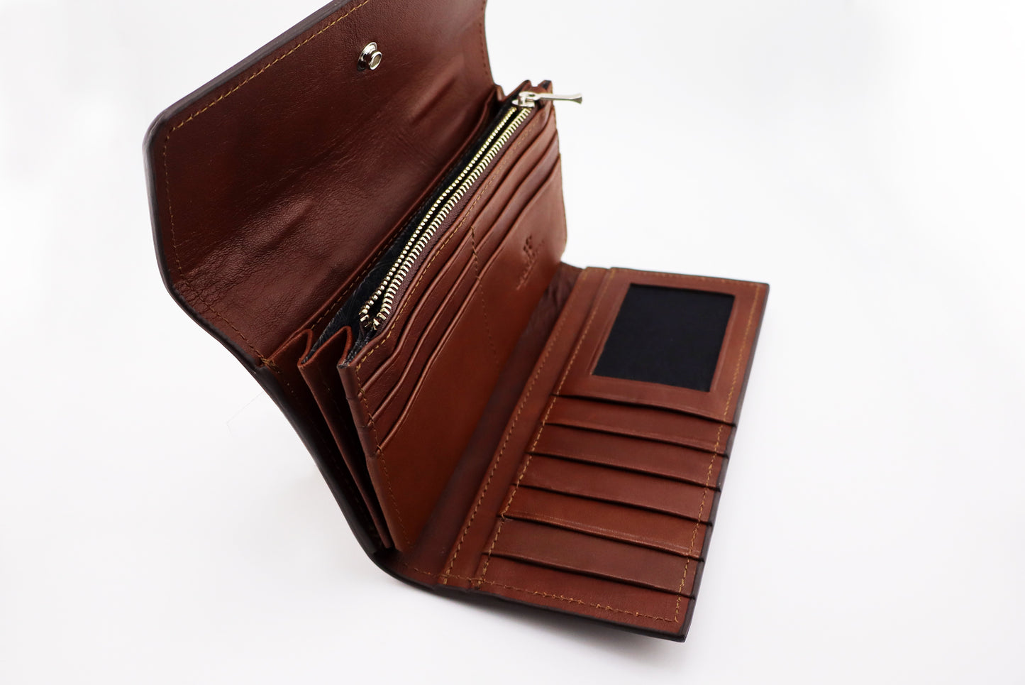 Leather Wallet for Women, Tooled Leather Wallet