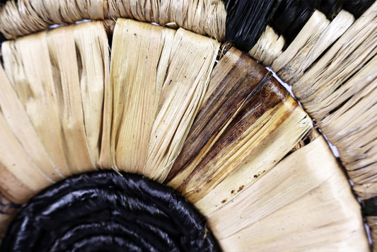 Handmade Nature Sculpture Contemporary Elegant with Black Wood Stand