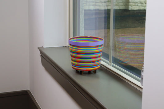 Artistic Paper Plant Stand - Modern Handmade Decorative Holder