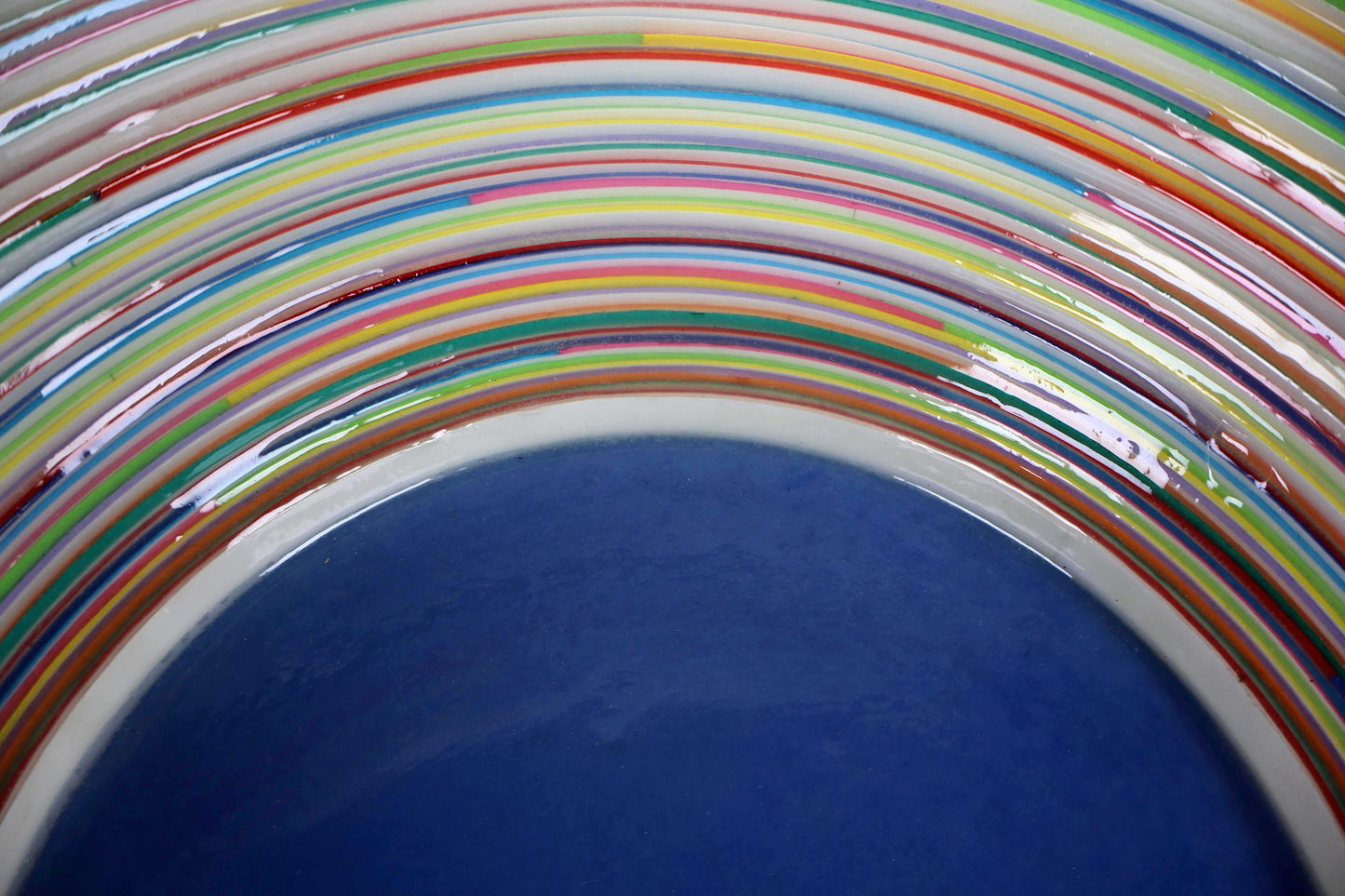 Contemporary fruit bowl design, Handmade Paper. Contemporary Mexican Arts White and colors