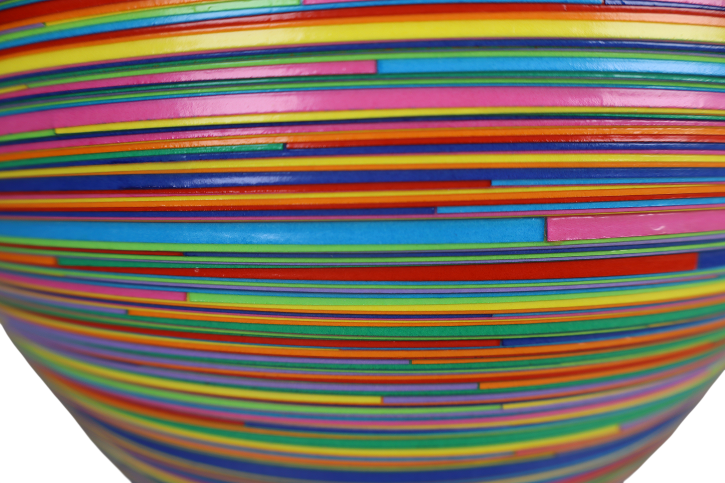 Contemporary fruit bowl design, Handmade Paper. Contemporary Mexican Arts Multicolor