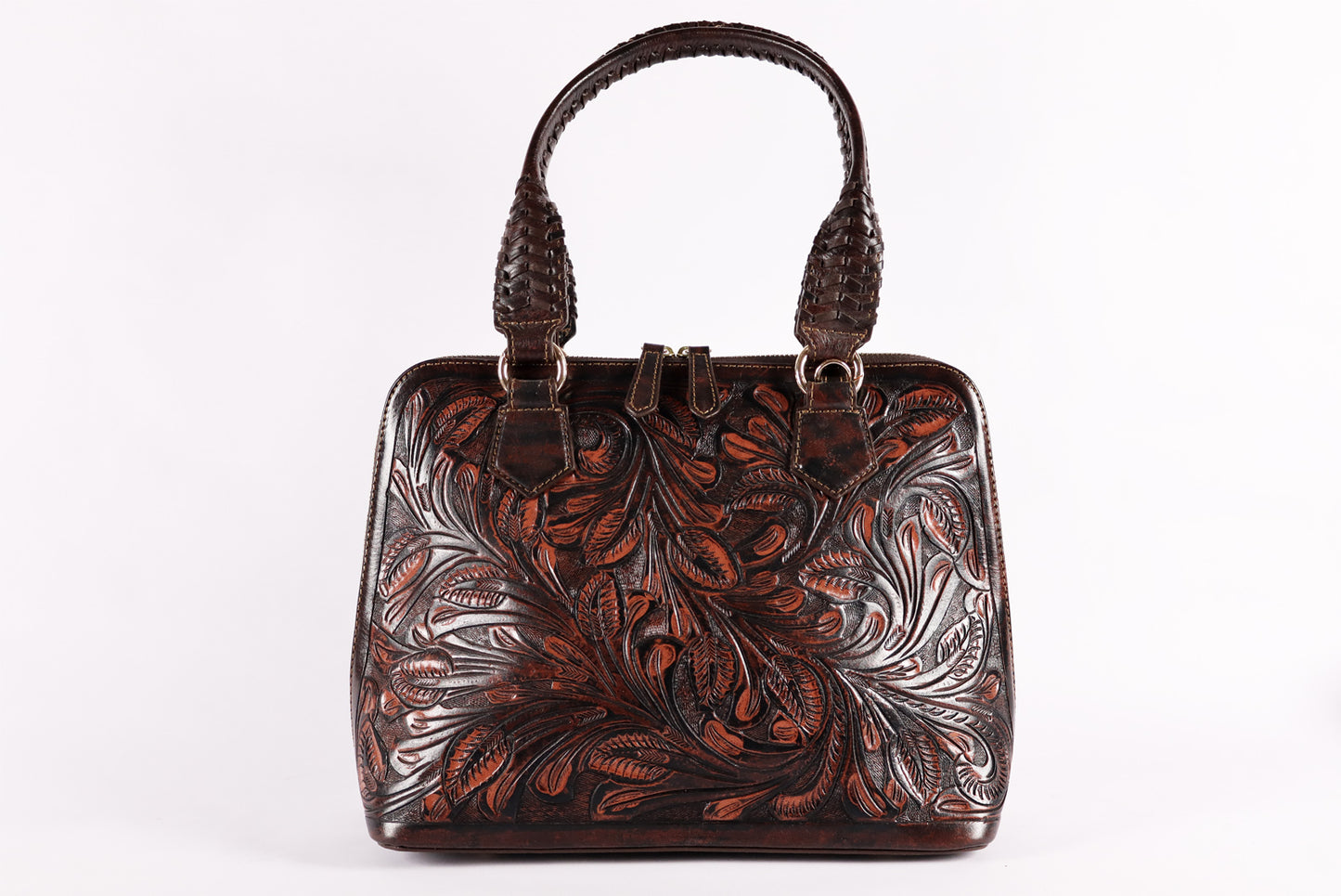 Handmade Leather, Crossbody French beige Bag