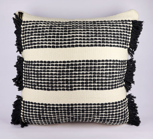Pillow Natural Organic Color Black, Beige.