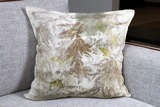 Pillow Handmade dyed Artisanal Technique Handmade Cotton, Natural pigments