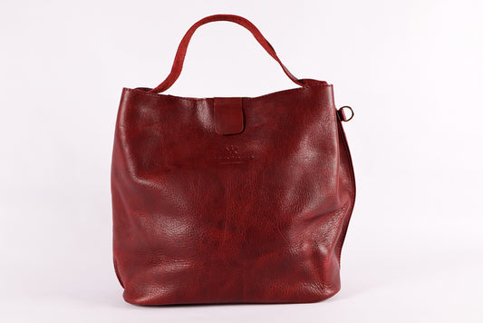 Crossbody Red wine Purse, Handmade Leather