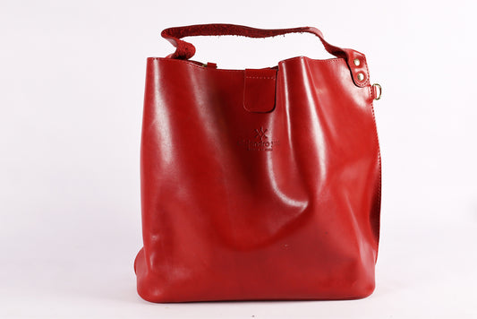 Crossbody Red Purse, woman bags, Handmade Leather