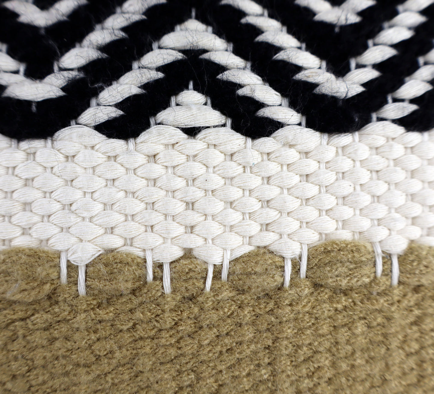 Pillow Natural Organic Color Beige, Black, Golden Corn Brown.