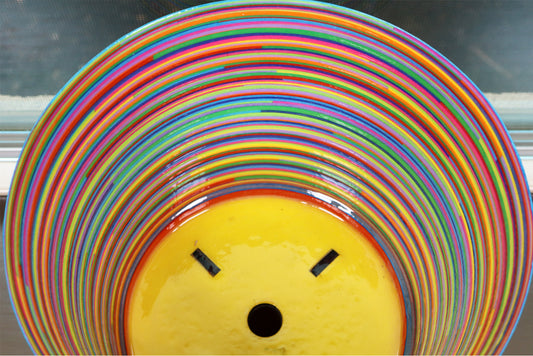 Handmade Colorful Pop Art Decor Paper Potted Plant Holder