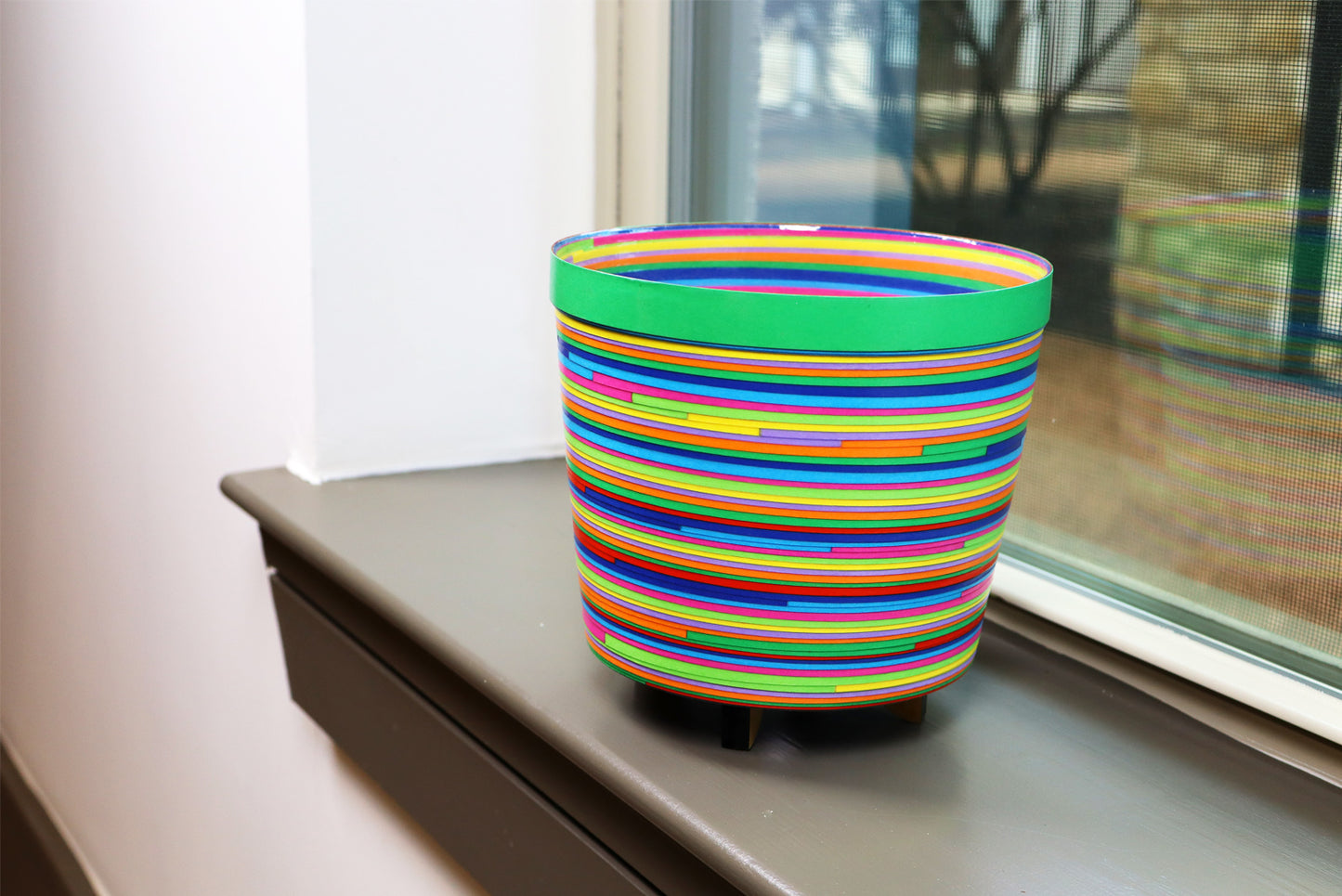 Colorful Home Decor Handmade Paper Potted Plant Holder