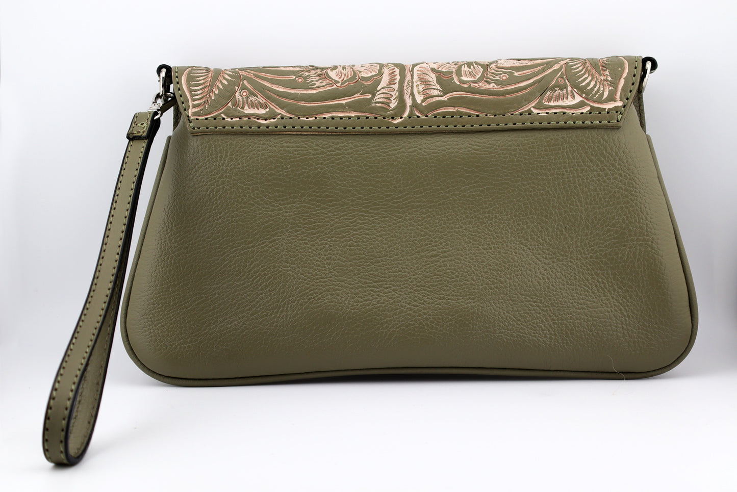 Tooled Leather Vintage Olive Bags – Timeless Craftsmanship, Modern Elegance