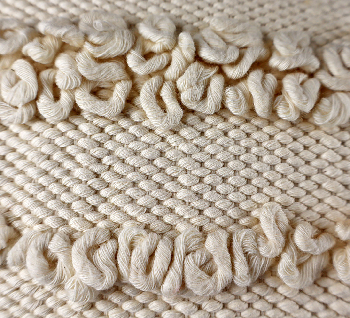 Pillow Natural organic Red and Beige colors.