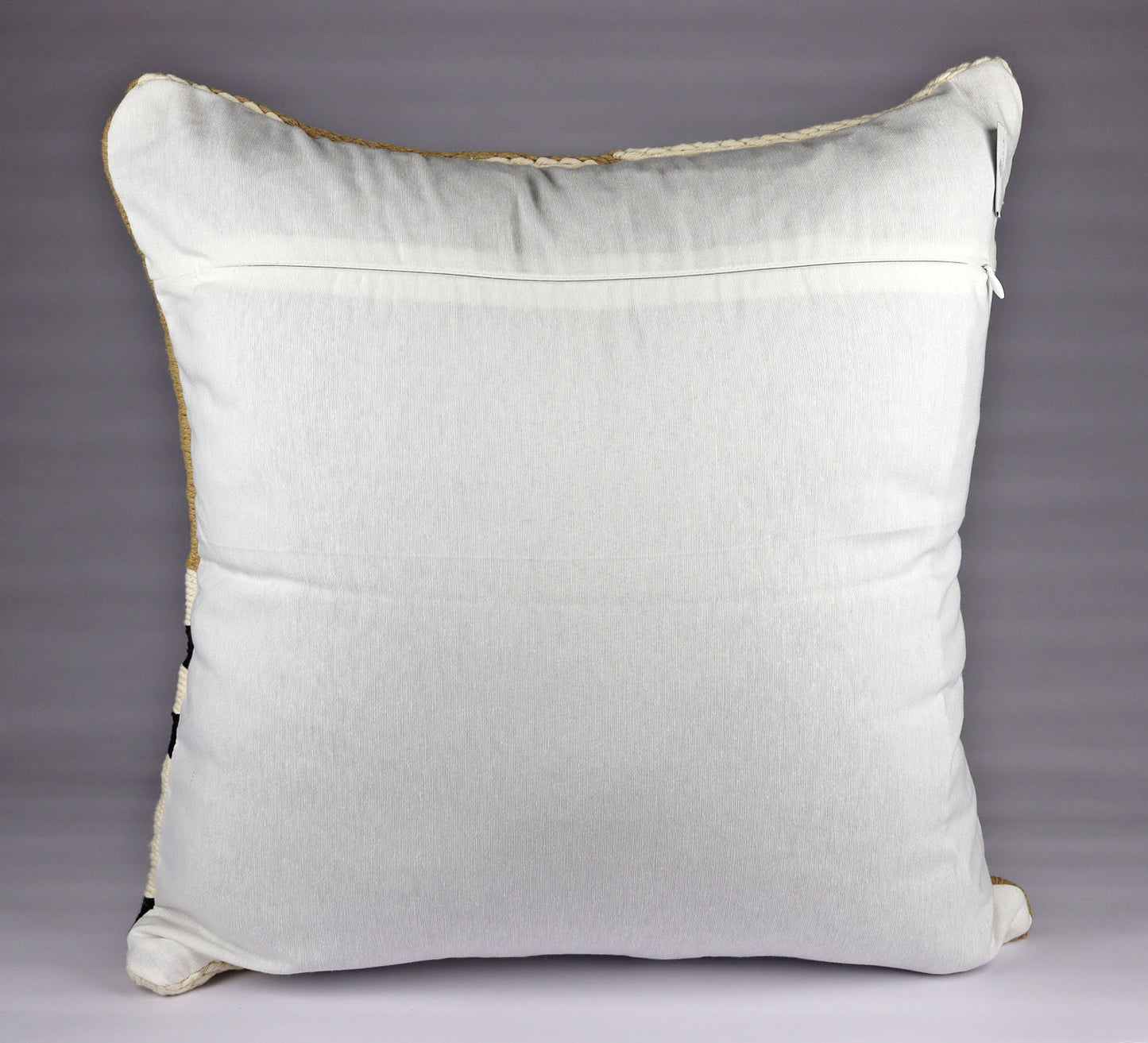 Pillow Natural organic Beige and Golden Corn Brown and Black colors.