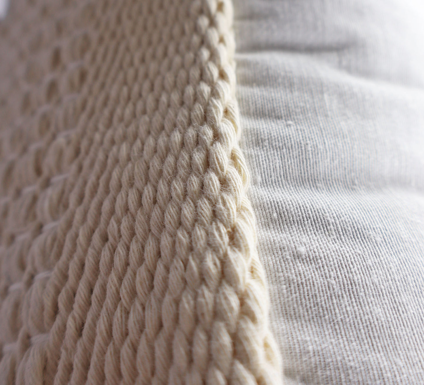 Pillow Natural Organic Beige.