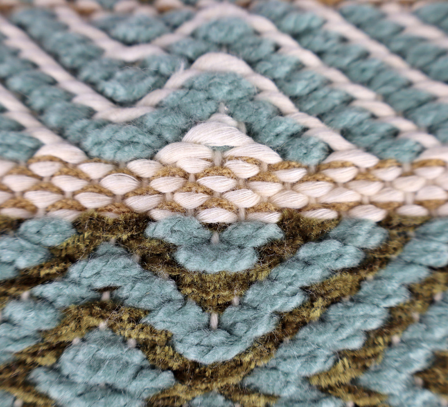 Pillow Natural Organic Color Olive Green, Brown, Beige.