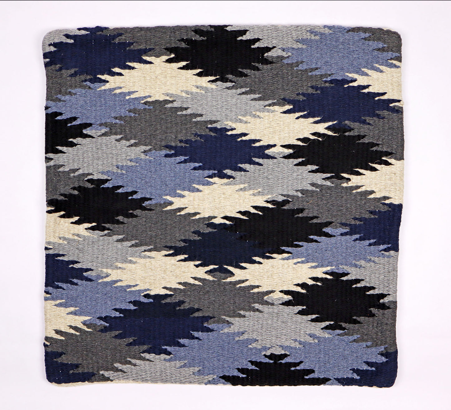 Pillow Natural Organic Navy blue, Light Blue, Black, Grey and Beige.