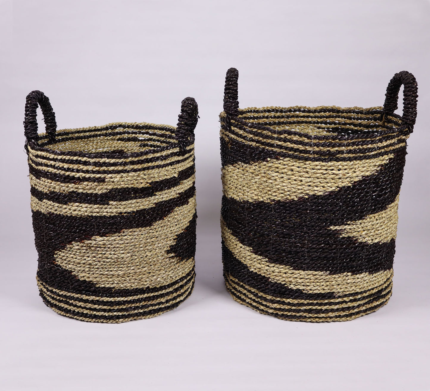 Set of 3 Natural Handwoven basket