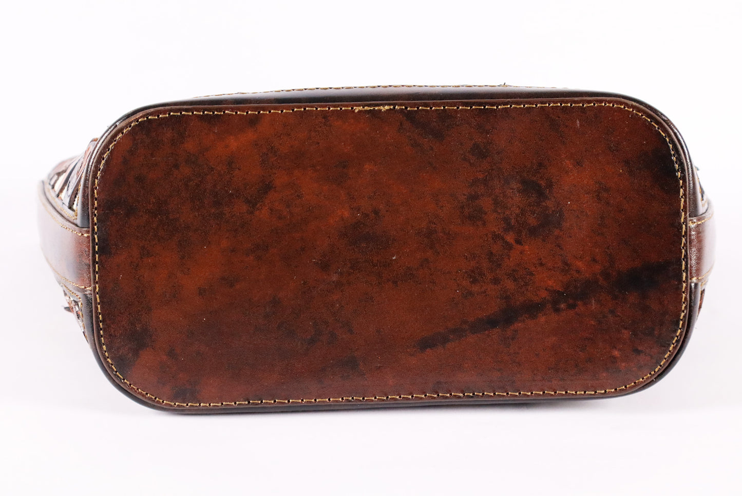 Tooled Leather French beige Bag – Timeless Craftsmanship, Modern Elegance