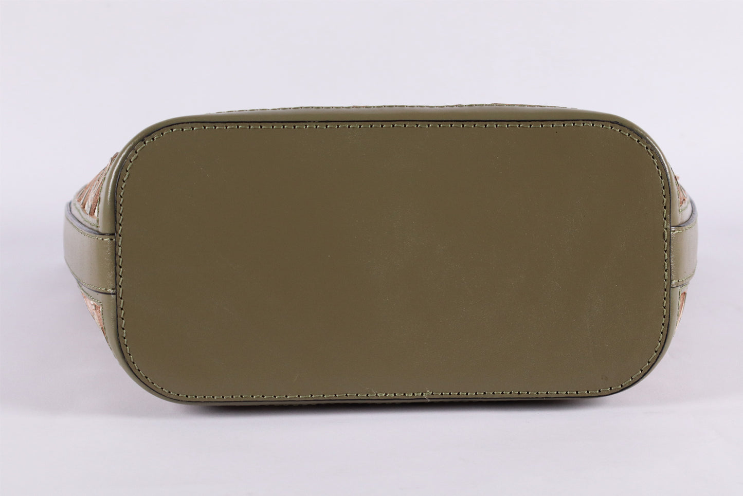Tooled Leather Vintage Olive Bag – Timeless Craftsmanship, Modern Elegance Bag