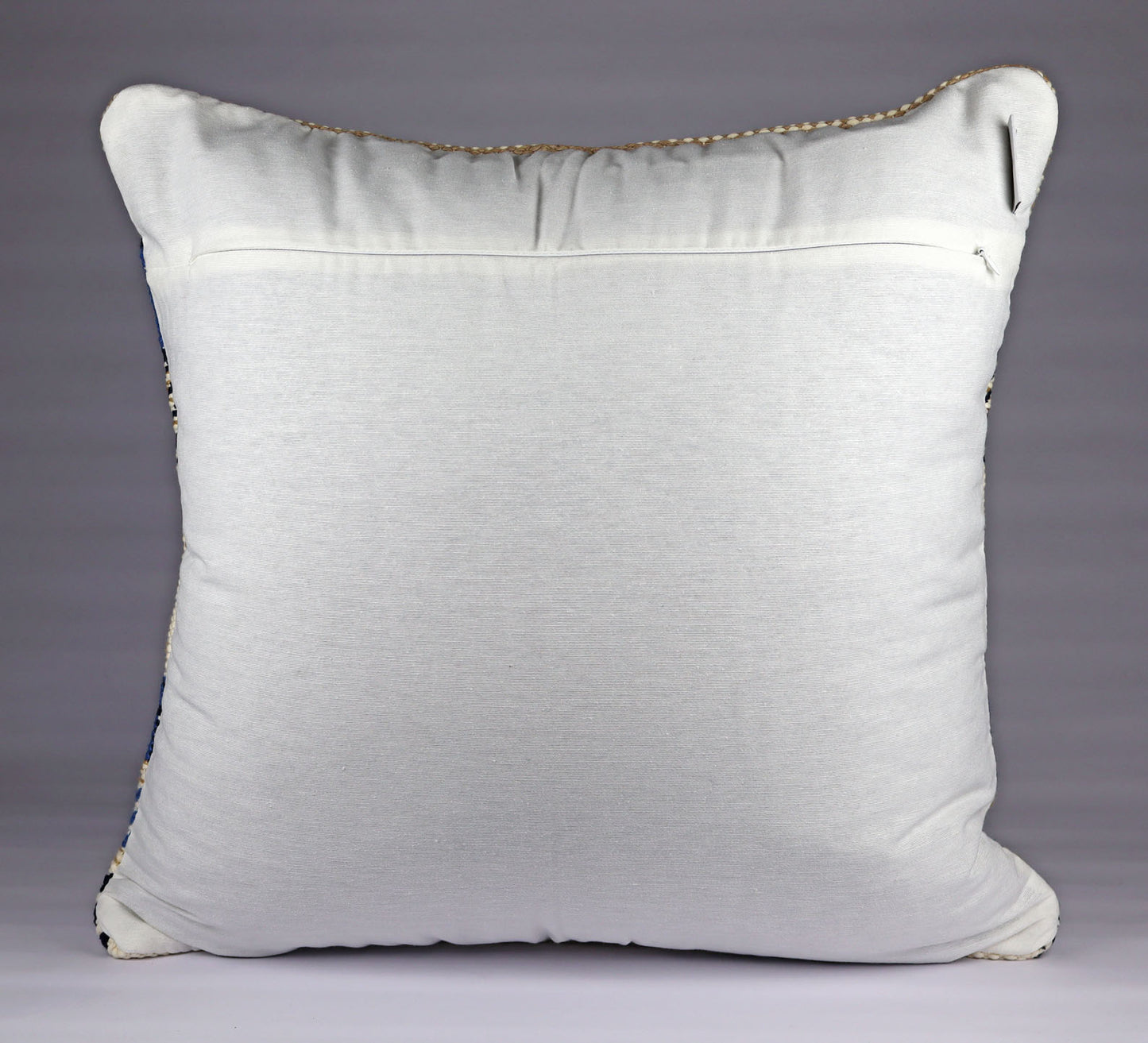 Pillow Natural Organic Color Blue, Black, Brown, Beige.